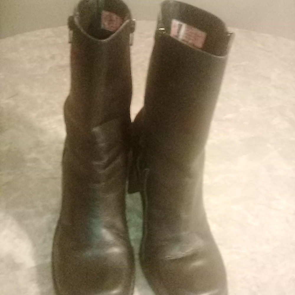 Size 11 Harley Davidson above ankle leather boots - Picture 6 of 6